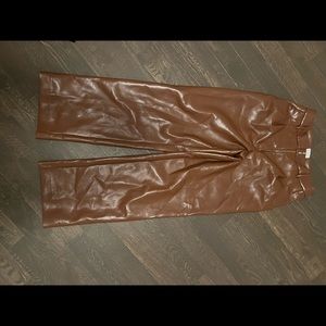 Effortless pant leather cognac